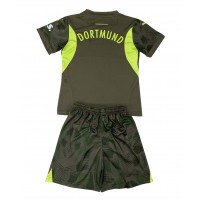 Maglie da calcio Borussia Dortmund Portiere Seconda Maglia Bambino 2024-25 Manica Corta (+ Pantaloni corti)